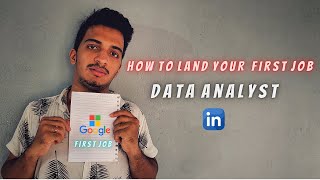 How To Land Your First Data Analyst Job ❓ With LinkedIn 🔥 [upl. by Atnahs]