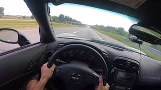 Stock C6 ZR1 vs stock 2018 Hellcat [upl. by Damek]