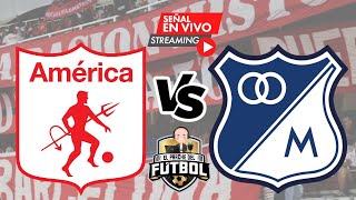 América 1 vs Millonarios 0  Fecha 5  Cuadrangulares finales  Liga II 2023 [upl. by Marget]