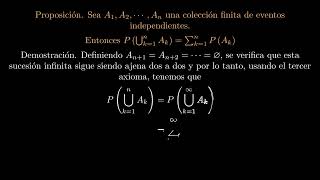 Manim La probabilidad de uniones de eventos independientes es la suma de las probabilidades [upl. by Nylaj]