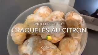 Craquelés citron au THERMOMIX [upl. by Artimed616]