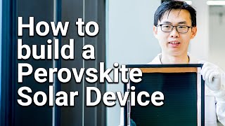 IMEC How to build a perovskite solar device  Research Spotlight [upl. by Novat]