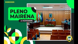 Pleno Ayuntamiento Mairena del Aljarafe 23 de noviembre 2023 [upl. by Nosak]