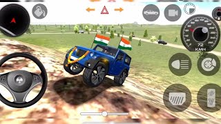 Dollar Song Modified Flying Mahindra Black Thar👿Indian Cars Simulator 3D Android Gameplay 302 [upl. by Llehcor]