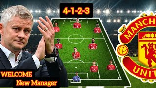 GUNNAR SOLSKJÆR COMEBACK✅✅ SEE MANCHESTER UNITED BEST Predicted 4123 Lineup Under Ole Solskjær [upl. by Teryl]