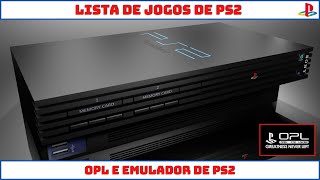 LISTA DE JOGOS PARA OPL E EMULADOR DE PS2 [upl. by Norvun331]