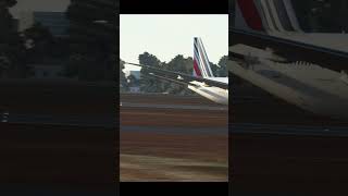 Airfrance 777 Belly Crash Landing shorts [upl. by Noami129]