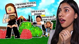 WE SECRETLY RECORDED OUR DADS GIRLFRIEND amp EXPOSED HER AS A GOLD DIGGER  Roblox Roleplay [upl. by Platto]