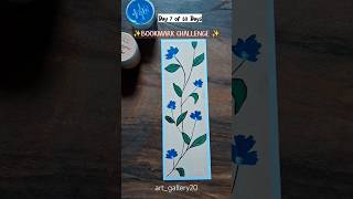 Easy bookmark painting 🖌️🎨 bookmarkpainting trending songs [upl. by Ennoid]