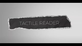 TacTile Reader per a BlueBot [upl. by Kcolttam]