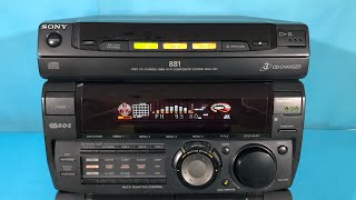 SONY MHC881 Amplifier Radio Cassette Player Cd Maintenance Repair Restoration part 1 [upl. by Dieterich]