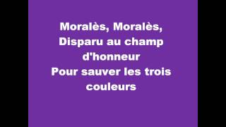 Didier Benureau  Chanson pour Morales Clip Parole  LYRICS HQ [upl. by Lodovico297]