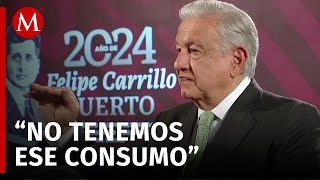 EU es la descomposición social que lleva a la drogadicción AMLO [upl. by Ahsikit879]