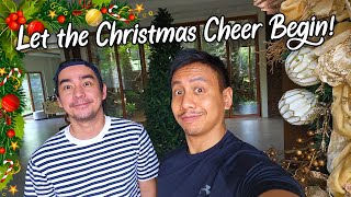 Setting Up Christmas Decor Around the House 🎄  Vlog 1769 [upl. by Anileuqcaj]