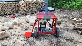 Splitfire 1165v first run Impressive wood splitfire logsplitter [upl. by Somerset516]