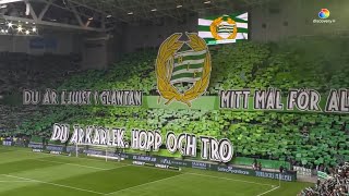 Inmarsch amp Tifo  Hammarby IF  Kalmar FF  Premiär Allsvenskan 2024 [upl. by Flip870]