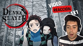 REACCION A DEMON SLAYER POR PRIMERA VEZ 1X1 REACCION [upl. by Walworth]