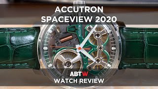 Accutron Spaceview 2020 Electrostatic Power Generation Watch aBlogtoWatch Review [upl. by Lexie]