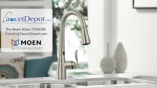 Moen 7594ESRS Arbor Kitchen Faucet with Motionsense Technology [upl. by Hospers272]