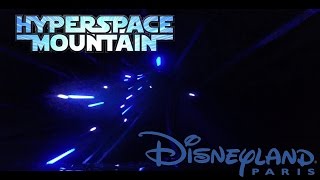 HyperSpace Mountain POV Ride Star Wars  Disneyland Paris [upl. by Namzzaj]