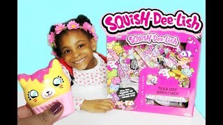 ENVIE DE MANGER DES JOUETS  SQUISH DEE LISH  Unboxing boite 24 sachets surprises [upl. by Otrebireh]