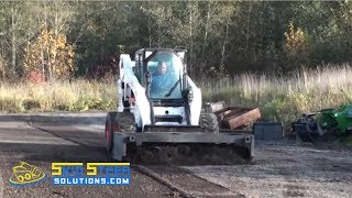 Eterra EGSeries Skid Steer Box Grader Demo [upl. by Decamp]