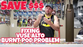 How to fix Vuse Alto vape burnt pod [upl. by Hirschfeld]