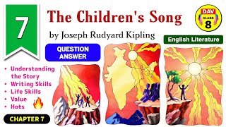 🎶The Childrens Song  Dav Class 8 English Literature Chapter 7 Question Answer  Dav Public School [upl. by Atteuqihc796]