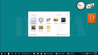 Gadgets for window 810 THAI วิธีติดตั้ง gadgets สำหรับ windows 810 [upl. by Payson]