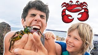 PiNCHED BY A CRAB CHALLENGE😰 [upl. by Dayir457]