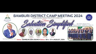 Bamburi Great News Camp Meeting Live Stream  13 August 2024 [upl. by Willms990]