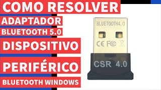 Adaptador Bluetooth dispositivo periférico Bluetooth windows [upl. by Lillian]