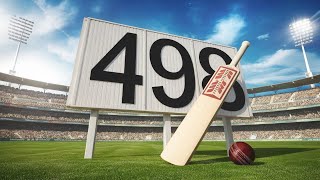 Can we beat the ODI WORLD RECORD SCORE OF 498 RUNS [upl. by Adanama]