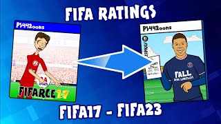 🎮FIFA Ratings  FIFA17 to FIFA 23🎮 [upl. by Saleme]