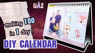 How to make CUSTOM CALENDAR [upl. by Cochard69]