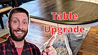 How to Refinish Your Moms Old Dining Table  Golden Oak to Modern [upl. by Seabury276]