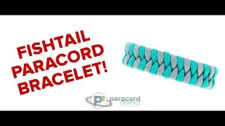 How To Make A Fishtail Paracord Bracelet [upl. by Anal]