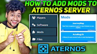 How To Add Mods in Minecraft Aternos Server  How To Add Mods To Aternos Server Hindi Tutorial [upl. by Hazrit]