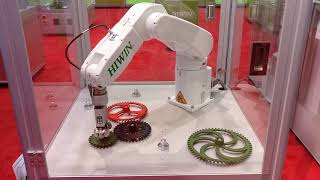 IMTS 2018  HIWIN  RA605 Series  Gear Assembly [upl. by Lerraf909]