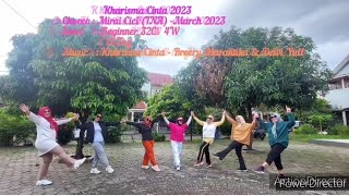 Kharisma Cinta linedanceChoreo  Mirai Cici INAMarch 2023Demo  Mom ExPri LDL INA [upl. by Llatsyrk]