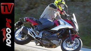 Honda NC750X Test 2016  Fahrbericht Action Fazit DCT [upl. by Albertson]