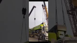 JLGboom lift unloading  working height videos heavy drive [upl. by Eedeed]