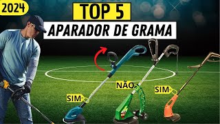 Os 5 Melhores Aparadores de GramaRoçadeiras de 2024 Cortador de GramaMáquina de Cortar Grama 2024 [upl. by Pentheam]