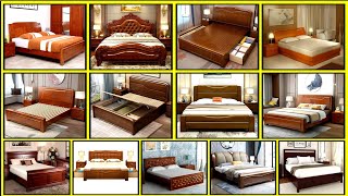 Wooden bed design  Modern Bed Design  Latest Wooden Double Bed Designs [upl. by Solon578]