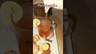 Ginger and turmeric tea recipe ginger tea food breakfast healthy teatime youtube shorts [upl. by Aimal]