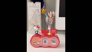 Hello Kitty Calendar sanrio aesthetic cute kawaii hellokitty calendar unboxing red decor [upl. by Evatsug175]