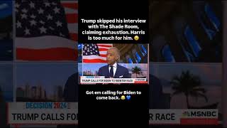 Tired Trump cant keep up with Kamala Harris wants Biden Back [upl. by Norraa]