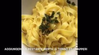 Pasta limone menta e tonno [upl. by Zielsdorf]