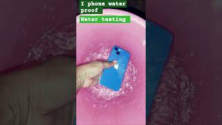 I Phone water testing water proof mobile I phone vs android which better smartphonewatertesting [upl. by Lleynod]