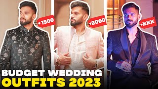 SEXY Budget WEDDING OUTFIT 2024  Winter Wedding Outfits Mens Fashion  BeYourBest Fashion San Kalra [upl. by Nnyl]